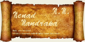 Nenad Mandrapa vizit kartica